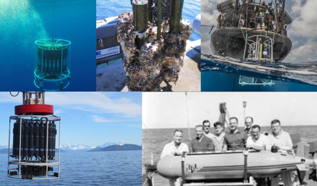 photo collage of Sea-Bird Scientific photo contest themes