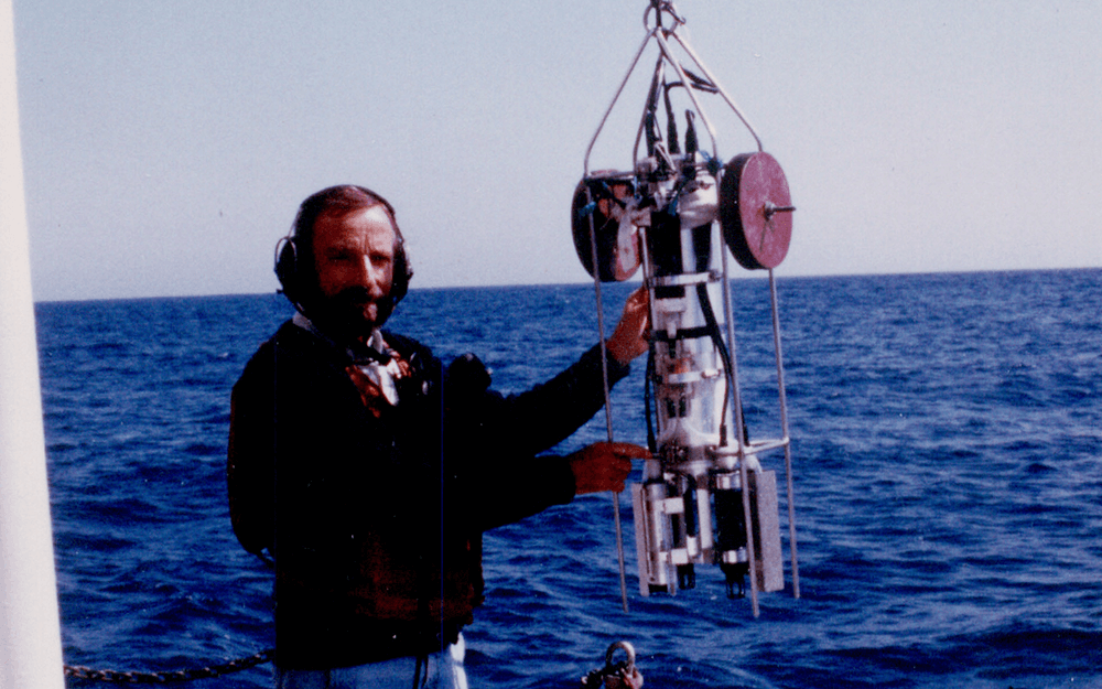 Art Pederson with an early CTD model