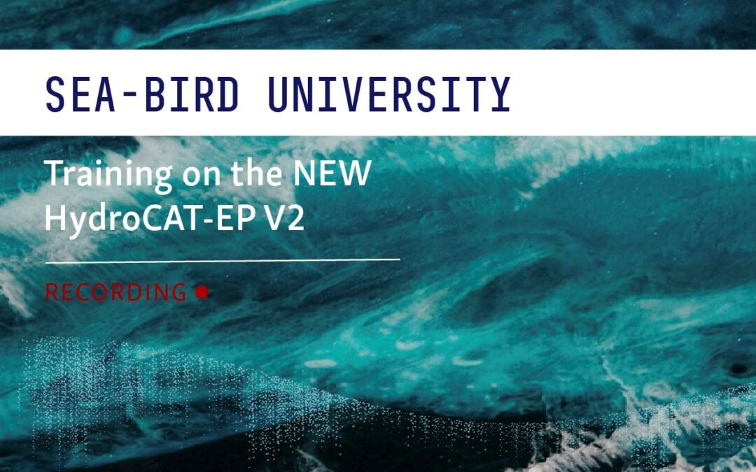 Sea-Bird University Session Recording: The New HydroCAT-EP V2
